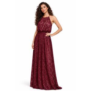 Donna Morgan for Anthropologie Burgundy Lace Maxi Dress – Size 18